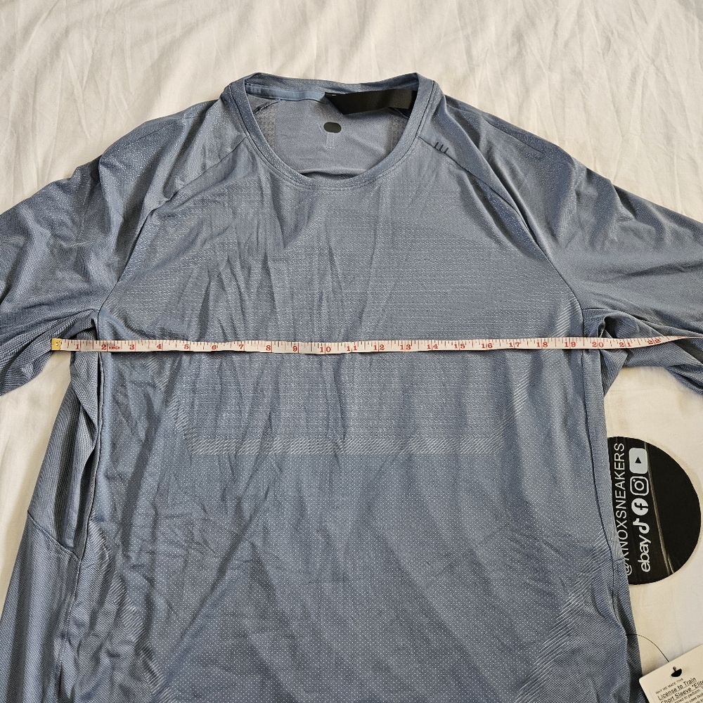 Lululemon License to Train Short Sleeve *Elite, UTYB/CHBY Blue Men's Size XLarge - Picture 8 of 10